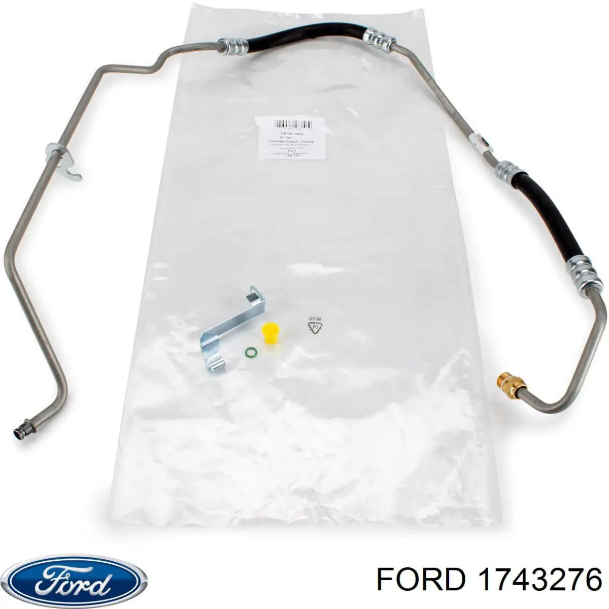 Патрубок високого тиску гідропідсилювача Ford 1743276 ціна, від 74.57 USD