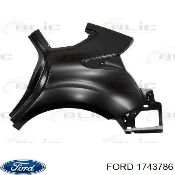 Ремонтна частина арки крила заднього, лівого Ford 1743786 ціна, від 225.10 USD