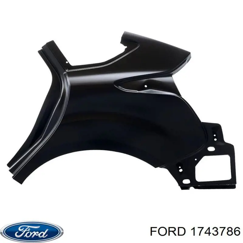 Купити 1743786 Ford Ремонтна частина арки крила заднього, лівого