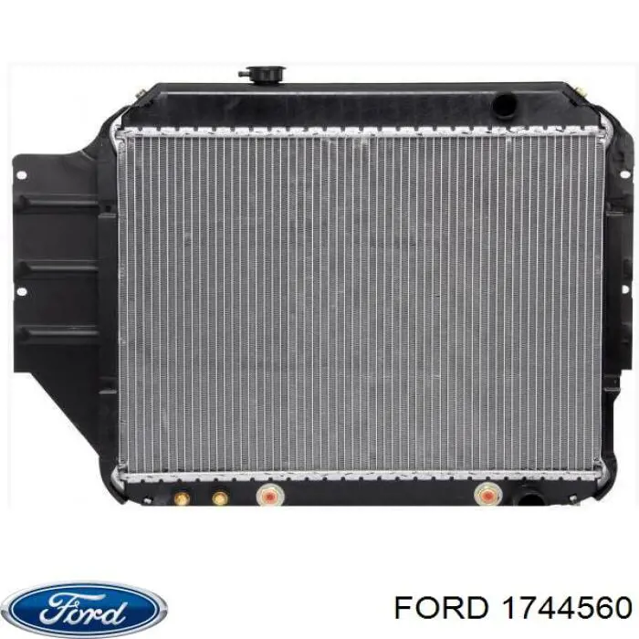 1744560 Ford диск гальмівний передній