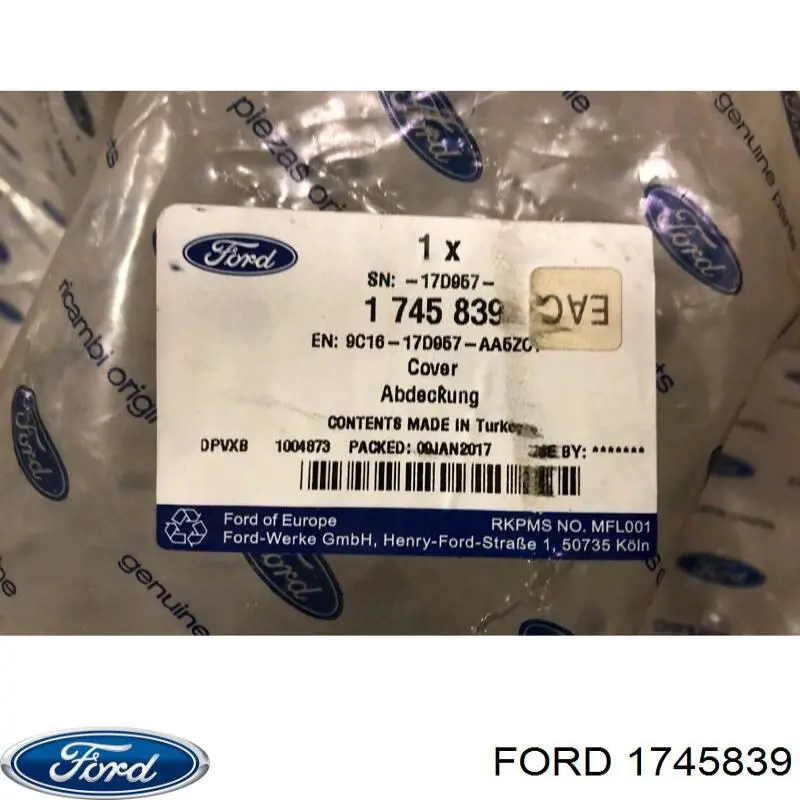 Купити 1745839 Ford Бампер передній, центральна частина