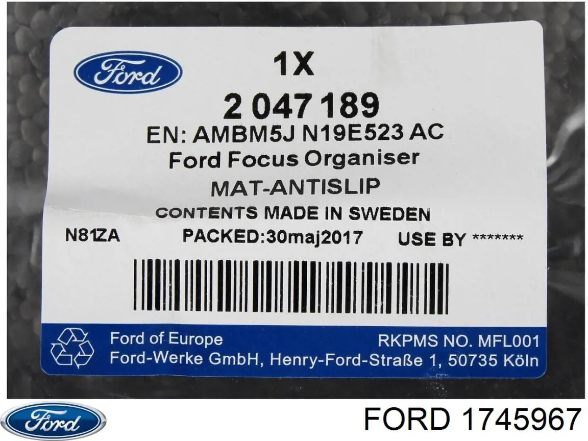  Ford 1745967 ціна, від 133.88 USD