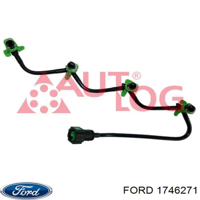 Купити 1746271 Ford Трубка паливна, зворотня від форсунок