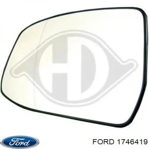 1746419 Ford дзеркальний елемент дзеркала заднього виду, правого