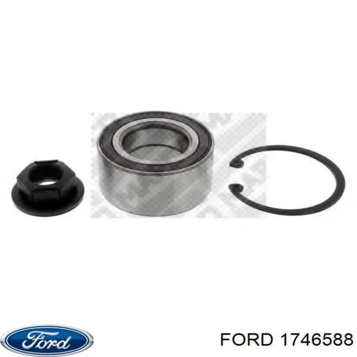 Комплект підшипник маточини передньої Ford 1746588 ціна, від 14.84 USD