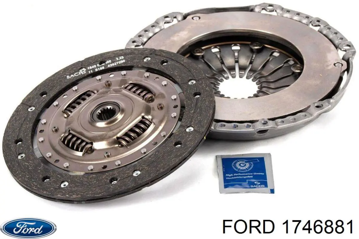 Купити 1746881 Ford Комплект зчеплення (диск, корзина, підшипник)