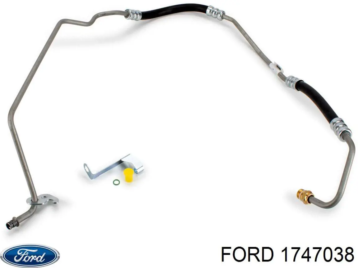 Купити 1747038 Ford Шланг ГПК, високого тиску рейки керма