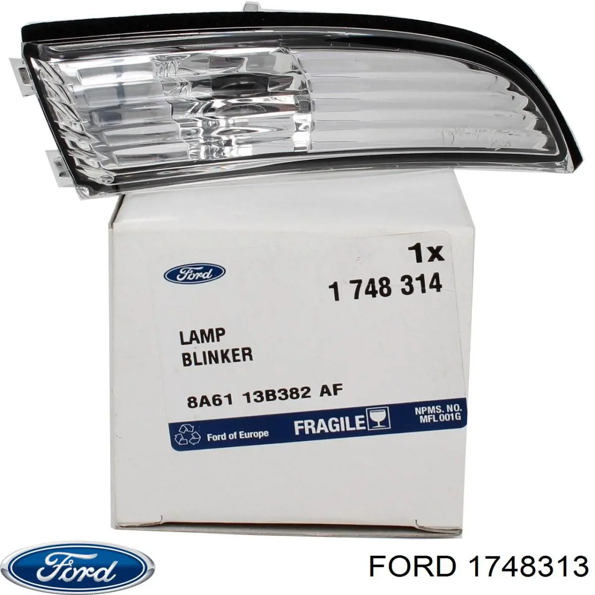 Покажчик повороту дзеркала, лівий Ford 1748313