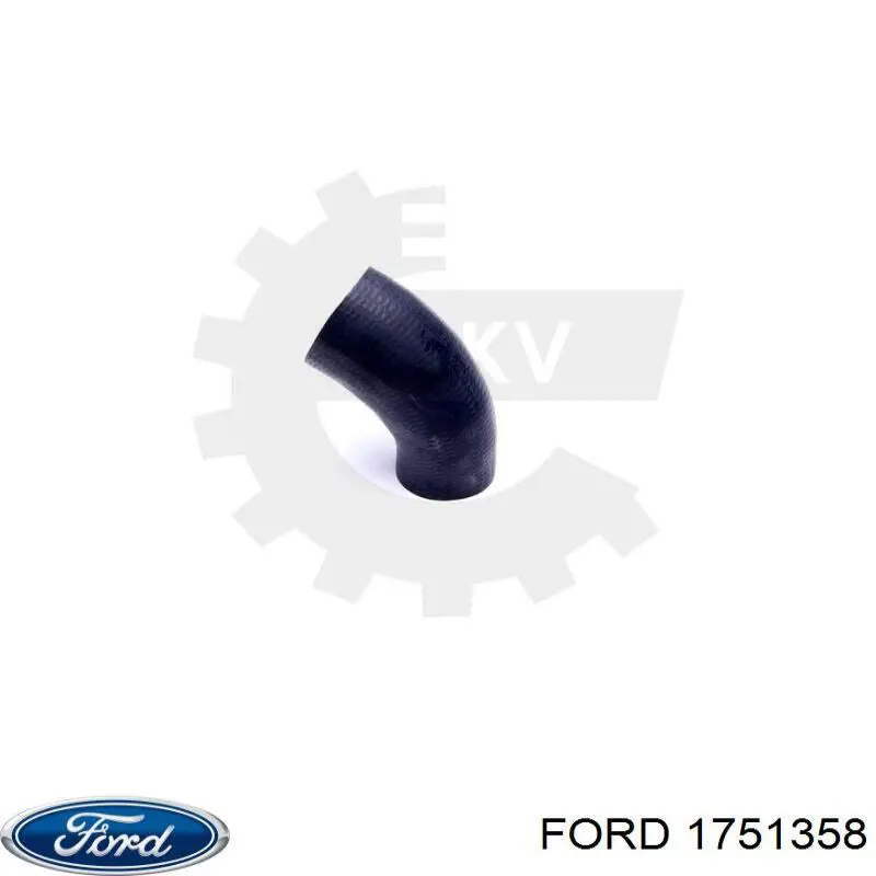Патрубок повітряний, вихід з турбіни (наддув) Ford 1721186 ціна, від 10.75 USD