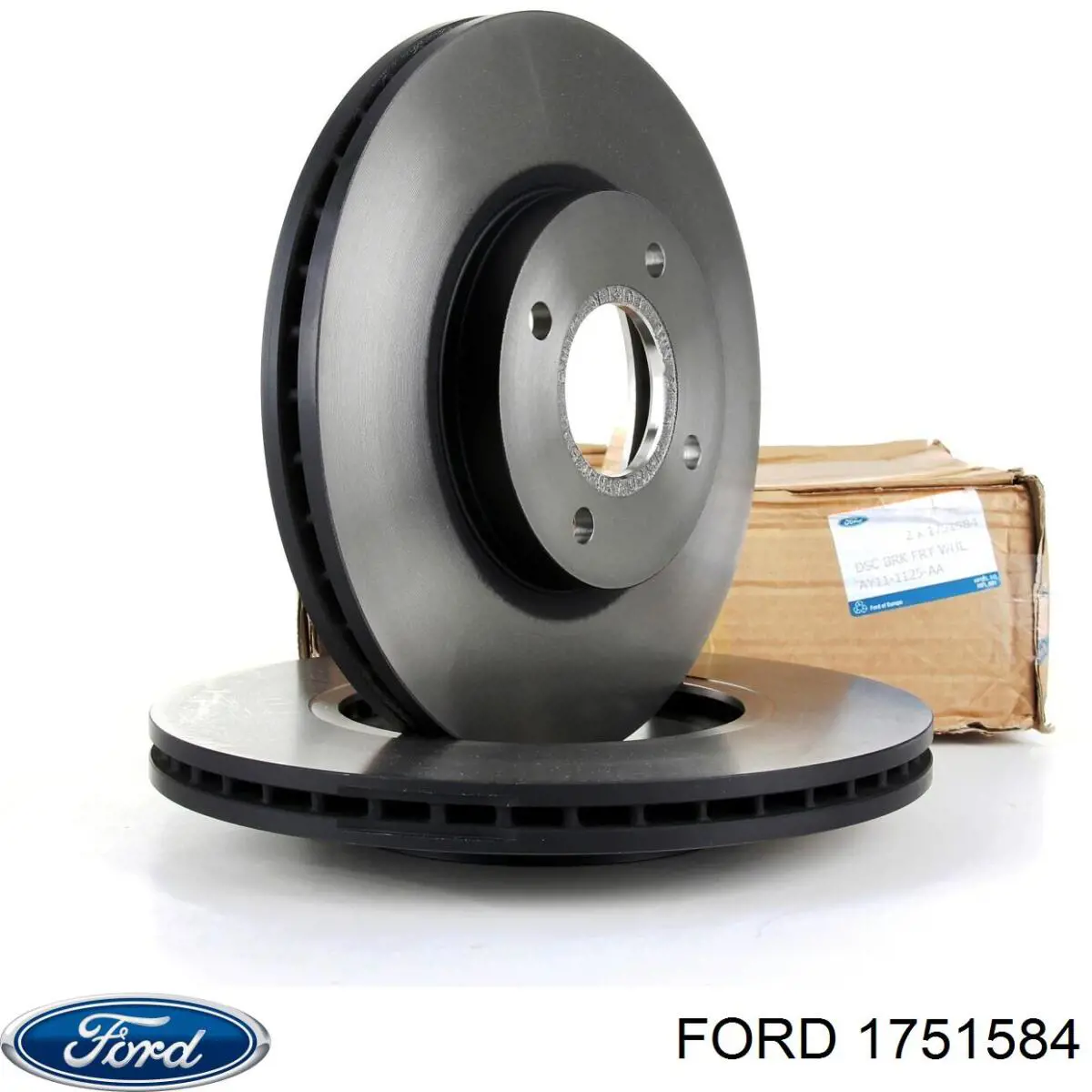 Диск переднього гальма Ford 1751584 ціна, від 53.17 USD