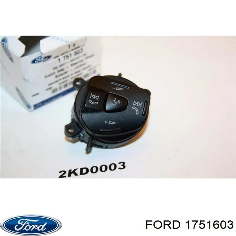 Блок кнопкових перемикачів кермового колеса Ford 1751603 ціна, від 30.71 USD