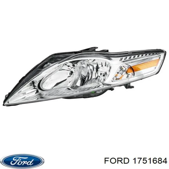 1751684 Ford Основна фара в зборі ліва