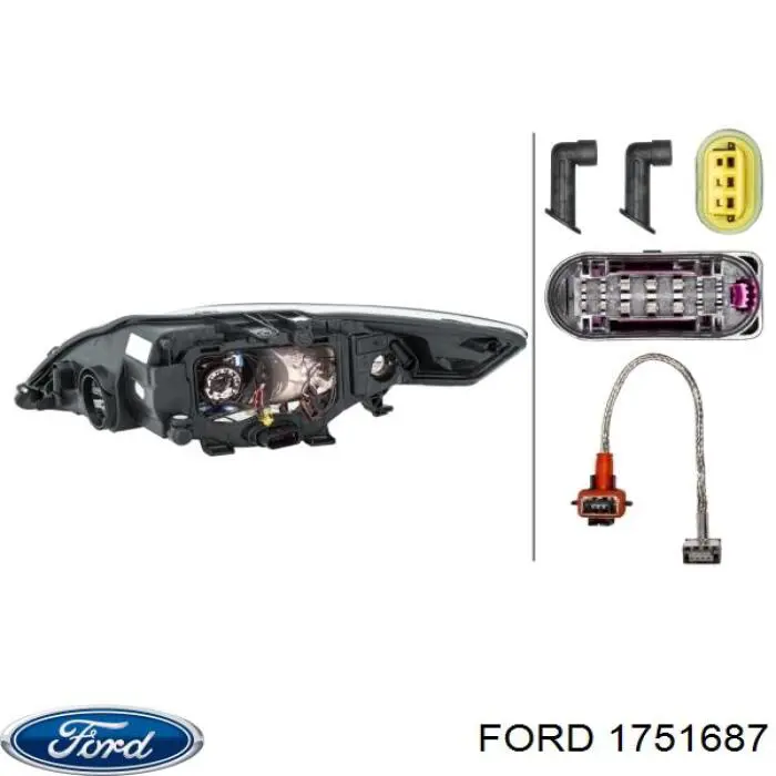 1751687 Ford фара права