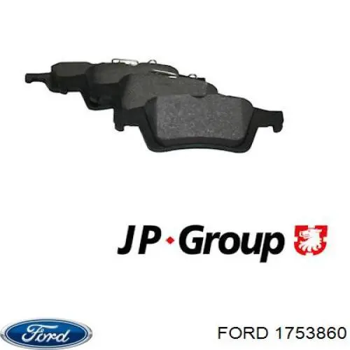 Задні дискові колодки Ford 1753860