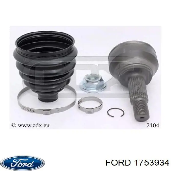 1753934 Ford Привід передній правий