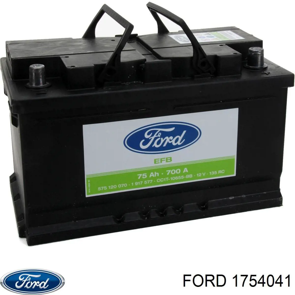1754041 Ford Авто акумулятор