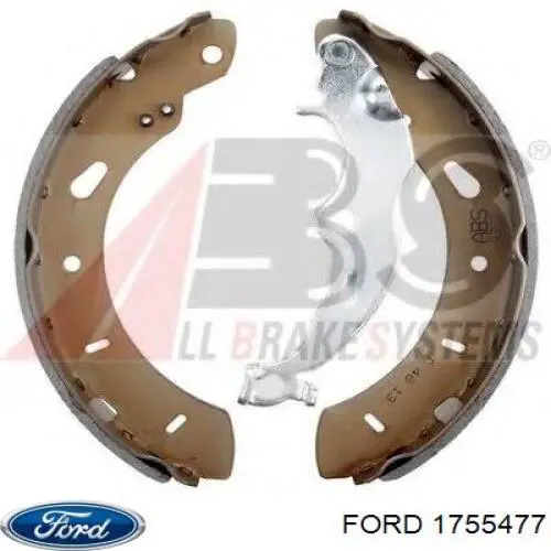 Купити 1755477 Ford Колодки гальмові задні, барабанні