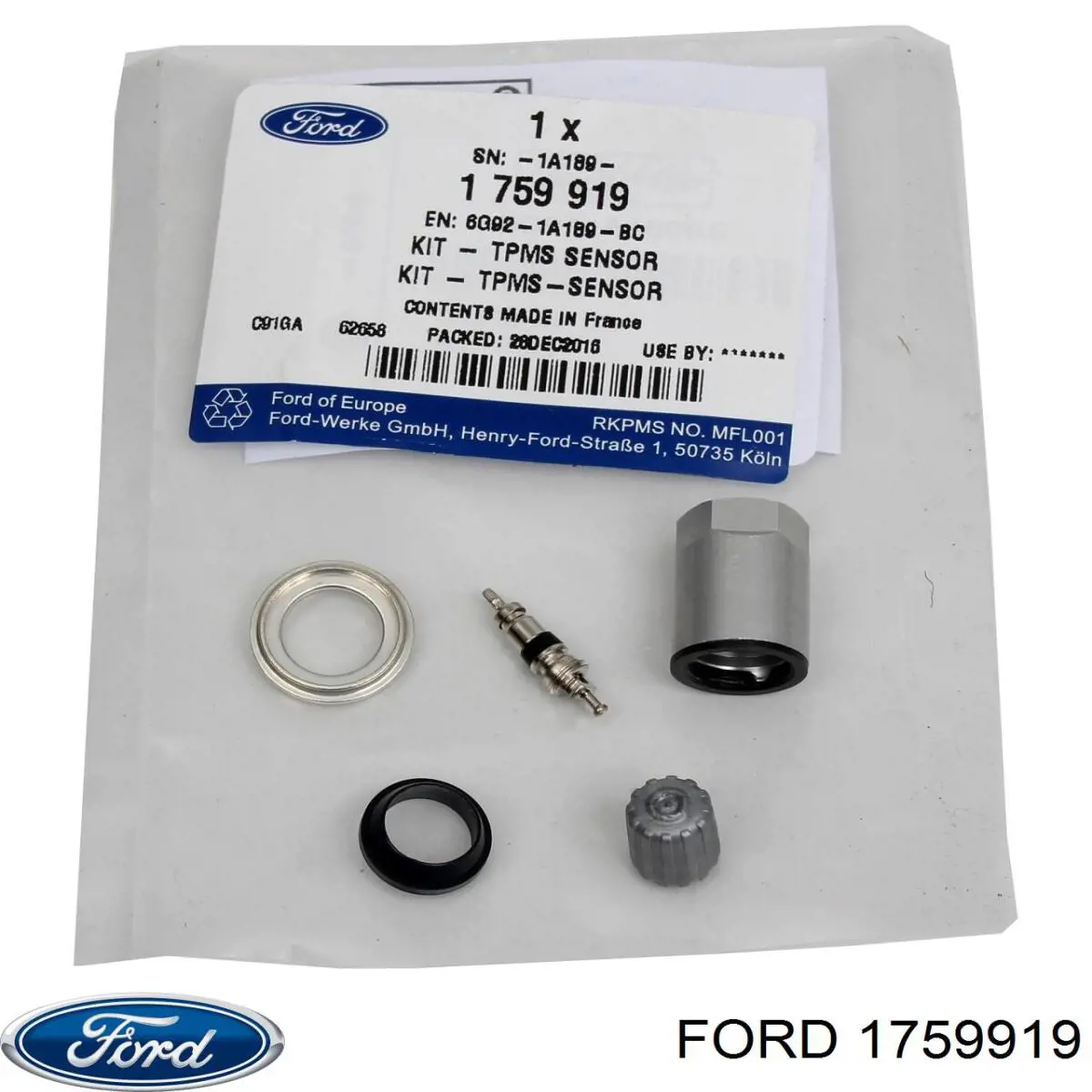 1759919 Ford датчик тиску повітря в шинах