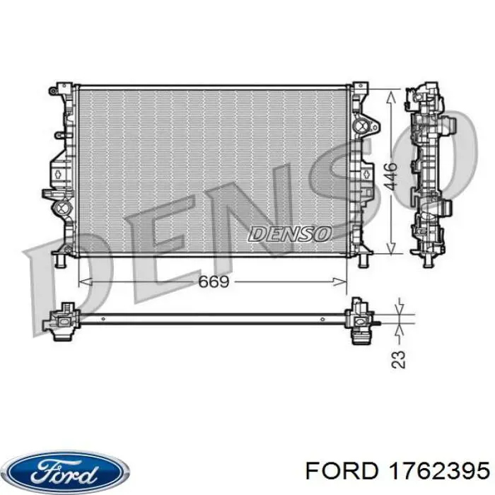 Купити 1762395 Ford Радіатор двигуна