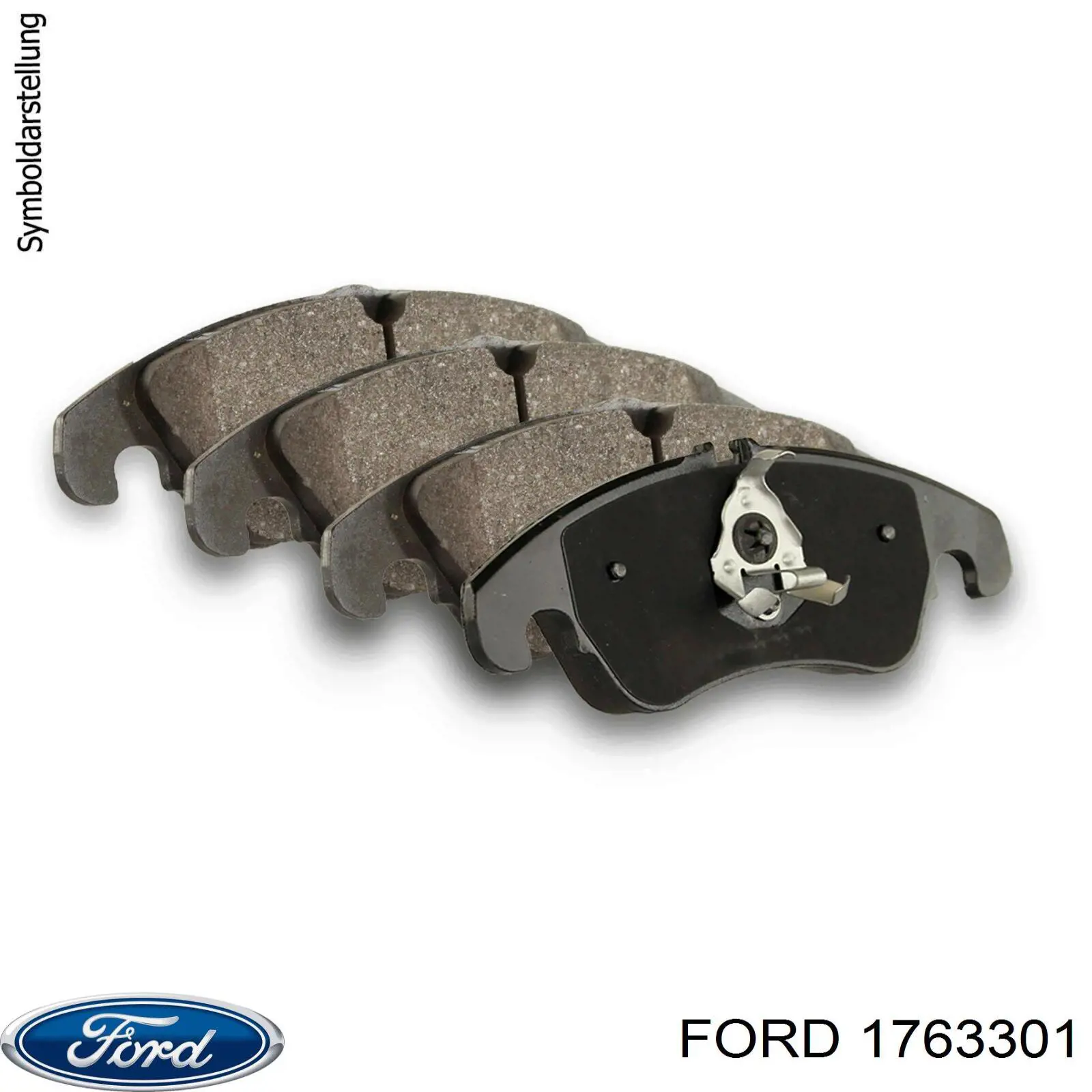Передні тормозні колодки 1763301 Ford
