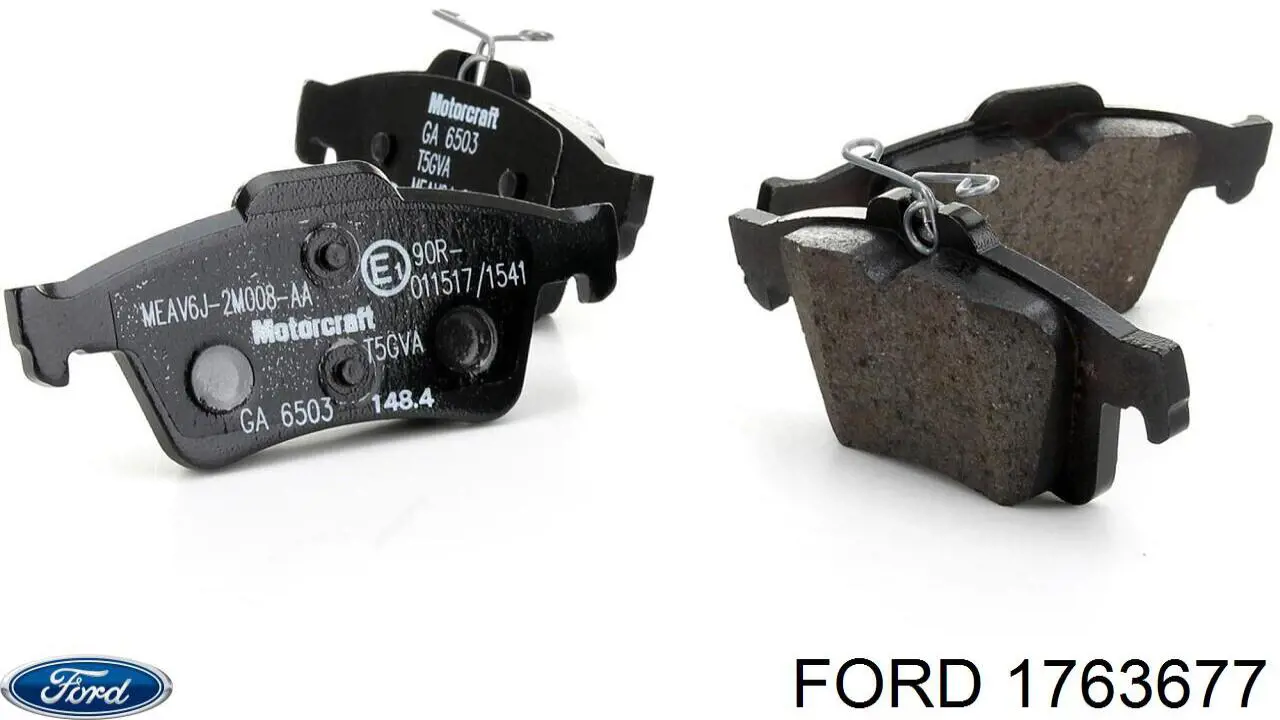 Задні гальмівні колодки 1763677 Ford