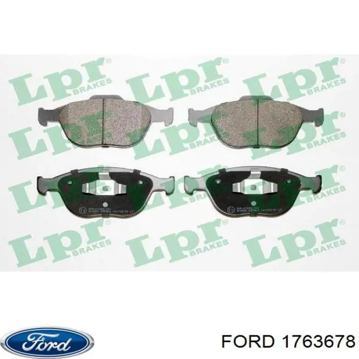 1763678 Ford Передні гальмівні колодки