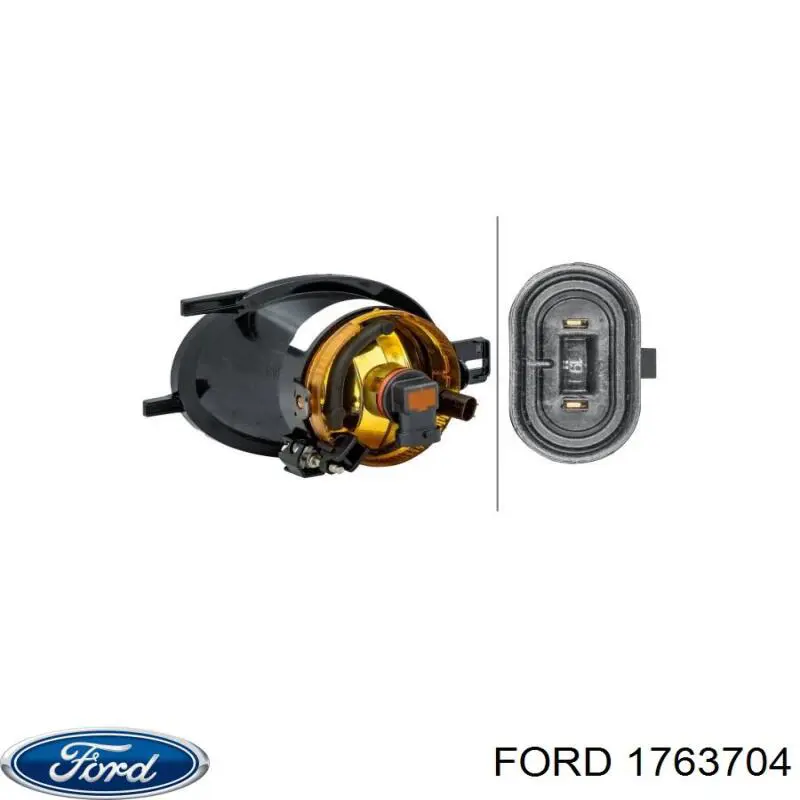 Купити 1763704 Ford Протитуманка права