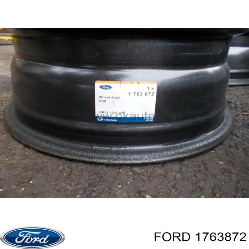 1763872 Ford Диски колісні (штамповані)