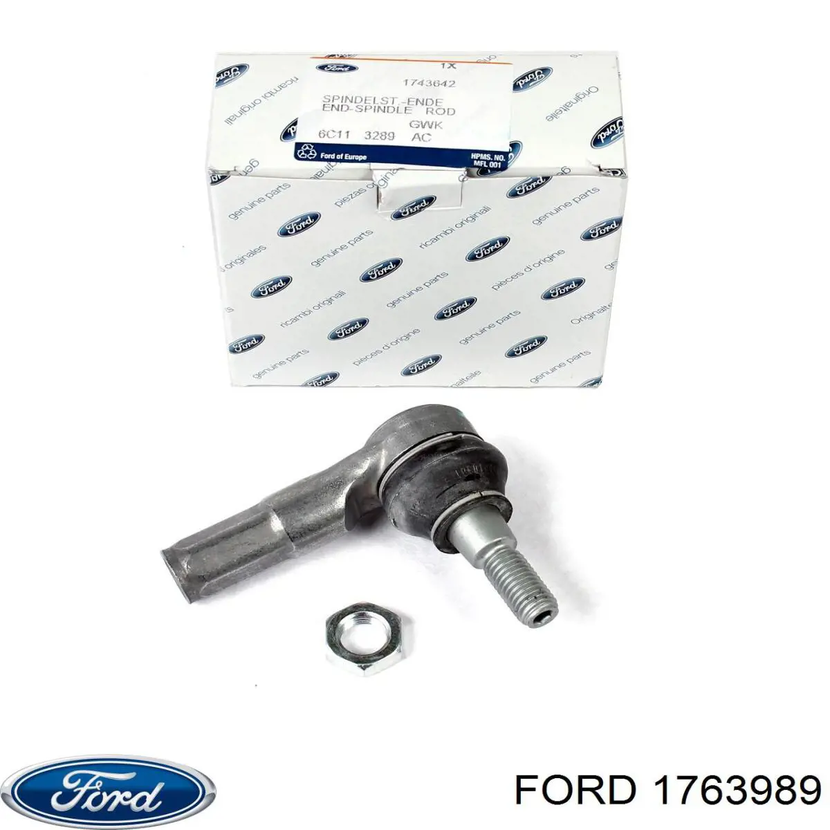 Накінечник рульової тяги, зовнішній Ford 1763989