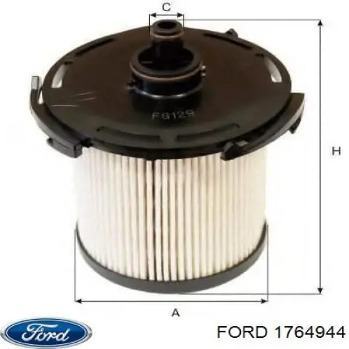 Купити 1764944 Ford Фільтр-відстійник палива грубої очистки