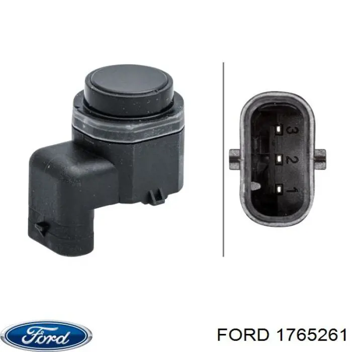 Купити 1765261 Ford Датчик сигналізації паркування (парктронік), передній