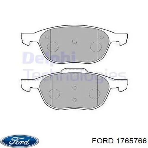 Передні тормозні колодки 1765766 Ford