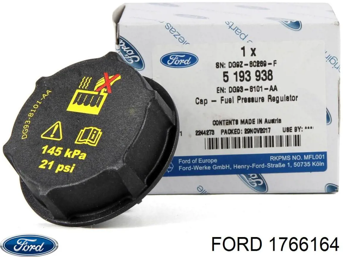 Купити 1766164 Ford Помпа водяна (насос) охолодження, в зборі з корпусом