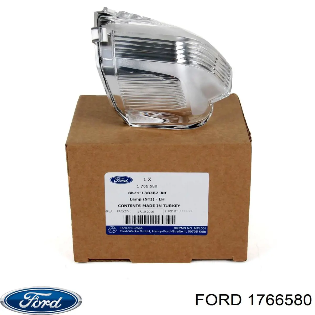1766580 Ford Покажчик повороту дзеркала, лівий