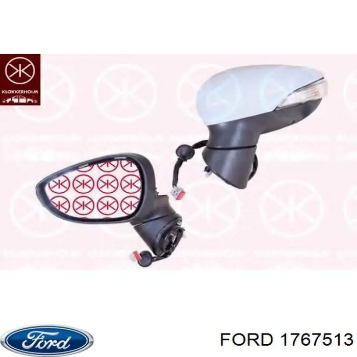 1767513 Ford Праве дзеркало заднього виду
