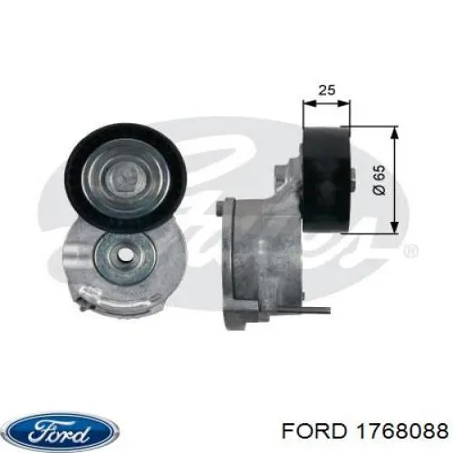 Купити 1768088 Ford Натягувач приводного ременя