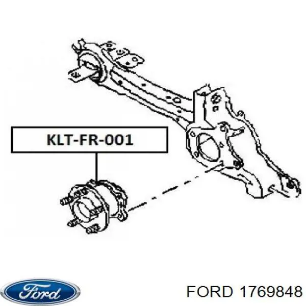 Купити 1769848 Ford Підшипник ступиці колеса