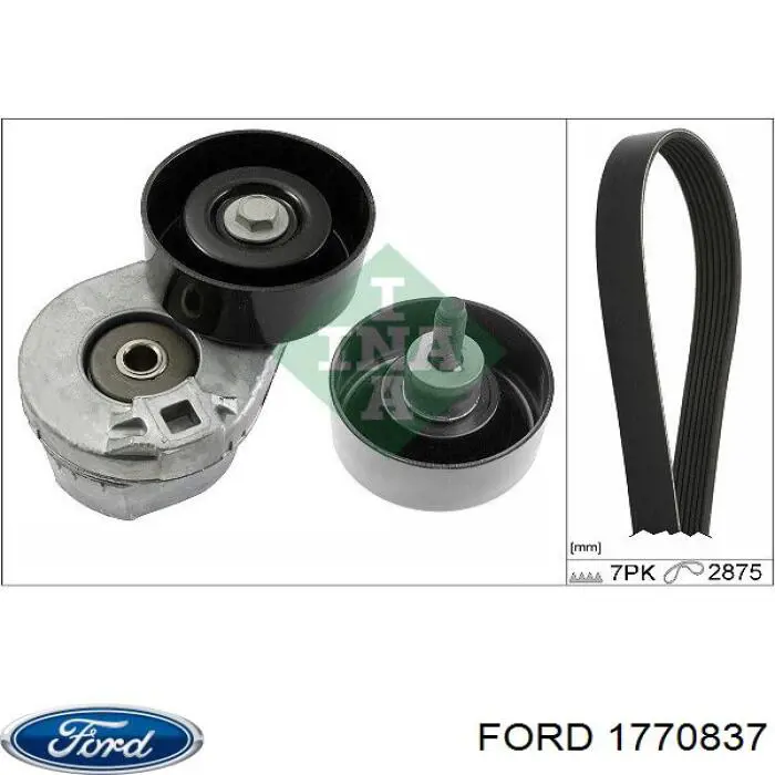Ролик приводного ременя, паразитний Ford 1770837 ціна, від 10.07 USD