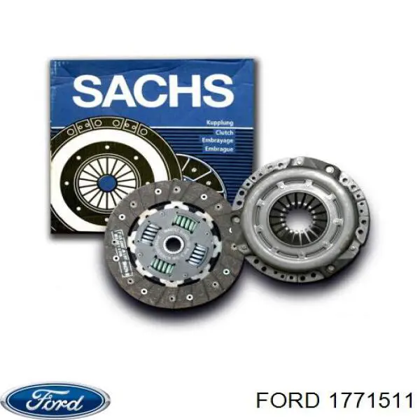 Купити 1771511 Ford Комплект зчеплення (диск, корзина, підшипник)
