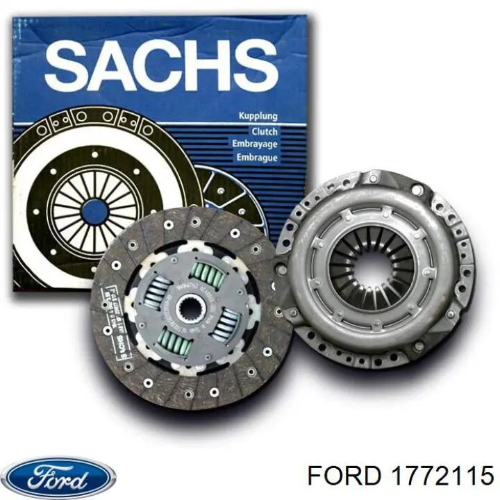 Комплект зчеплення (3 частини) Ford 1772115 ціна, від 40.43 USD