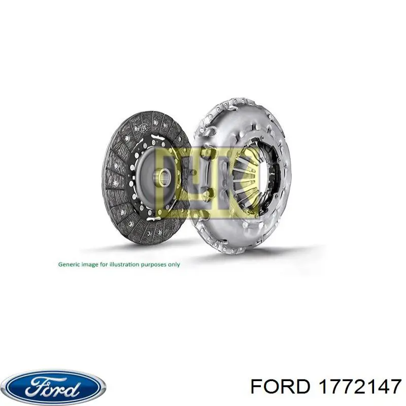 Комплект зчеплення (3 частини) Ford 1772147 ціна, від 33.15 USD