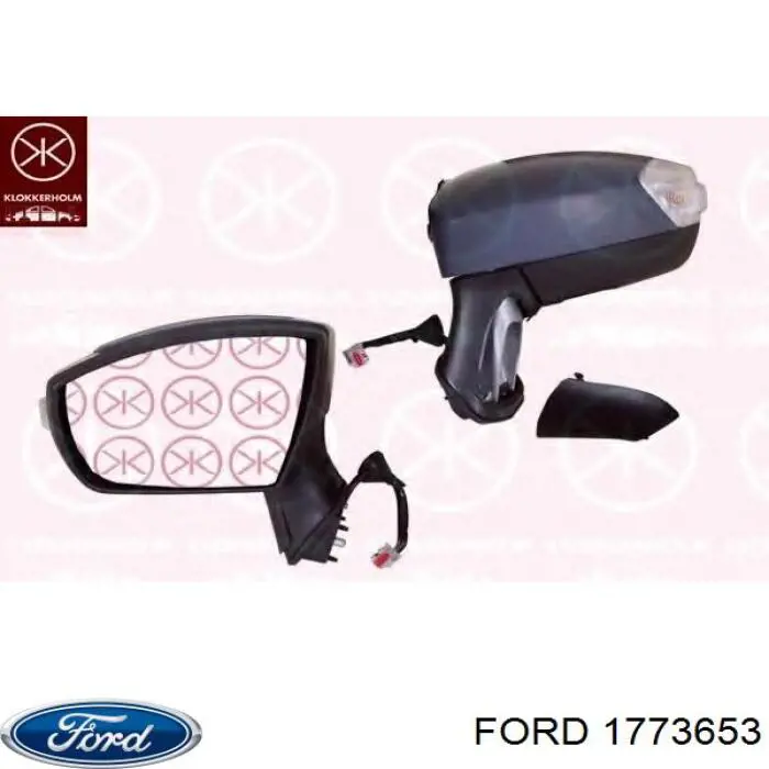 Ліве бічне дзеркало Ford 1773653 ціна, від 117.77 USD