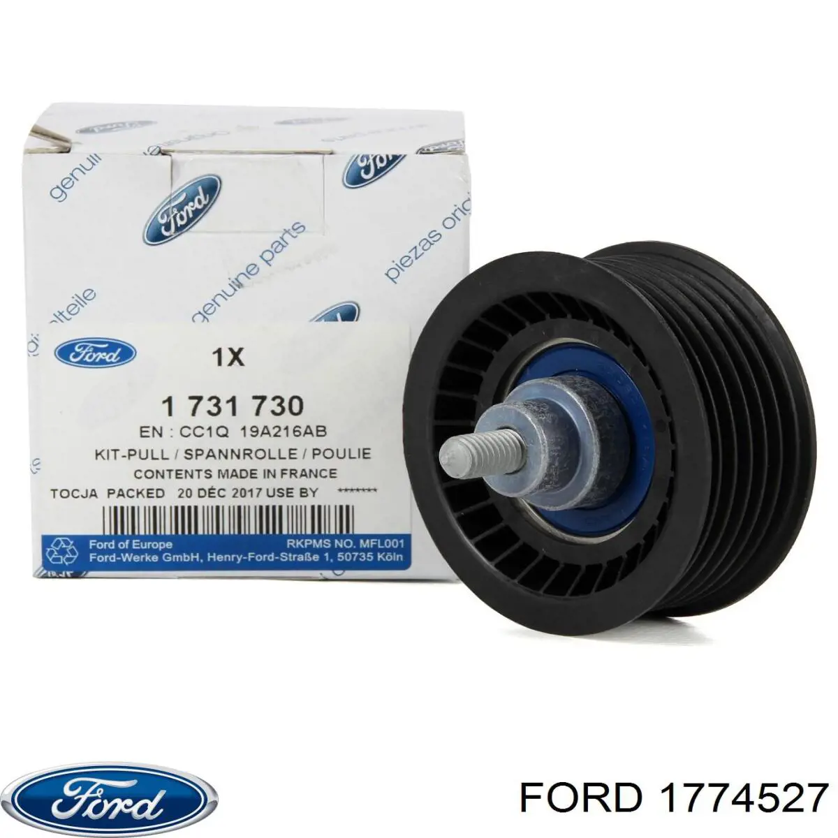 1774527 Ford Ролик приводного ременя, паразитний