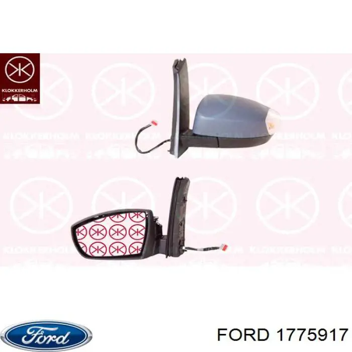 Накладка лівого бокового дзеркала Ford 1775917 ціна, від 11.90 USD