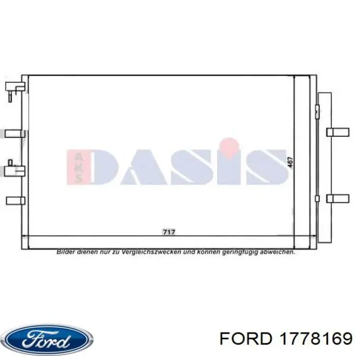 Купити 1778169 Ford Радіатор системи охолодження кондиціонера