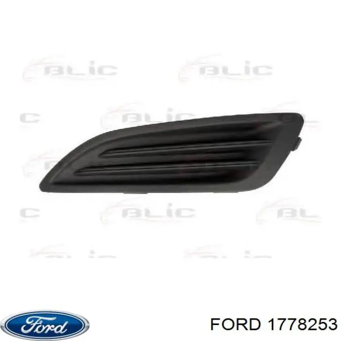 Решітка переднього бампера, ліва Ford Fiesta 6 (CB1) (Форд Фієста)