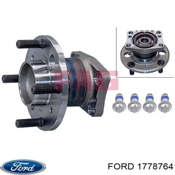 Купити 1778764 Ford Підшипник ступиці колеса