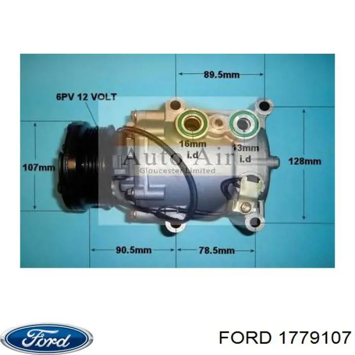 Компресор кондиціонера 1779107 Ford