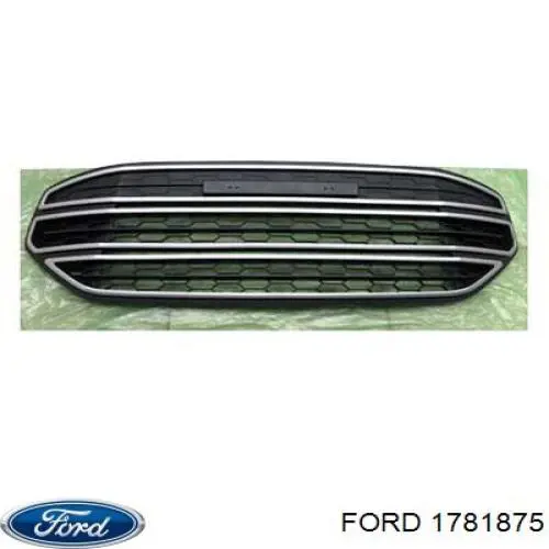 Решітка переднього бампера, центральна Ford 1781875 ціна, від 60.70 USD