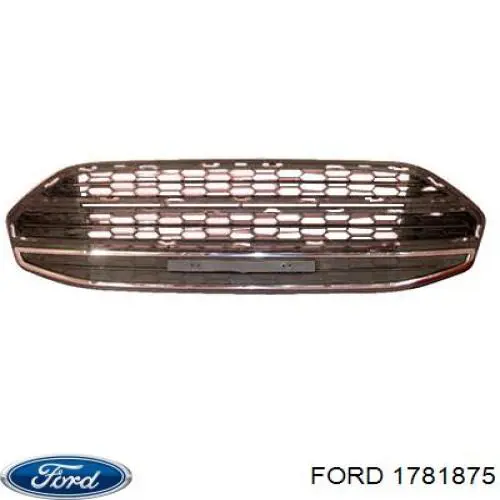 1781875 Ford Решітка переднього бампера, центральна